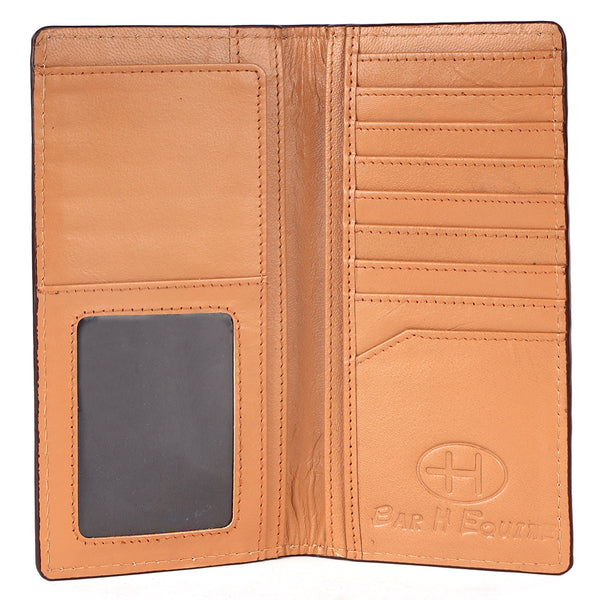 BEBGM172-Western Leather Bifold Wallet