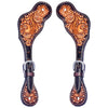 BER195-Western American Leather Spur Strap