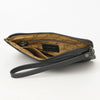 LC-ADBGZ784A Wristlet Genuine Western Leather Women Bag