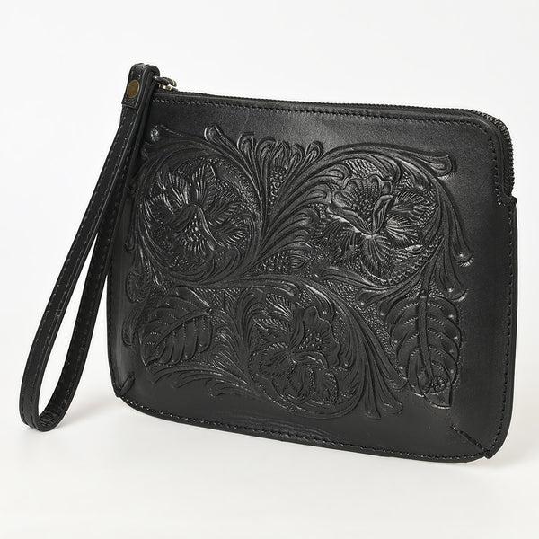 LC-ADBGZ784A Wristlet Genuine Western Leather Women Bag