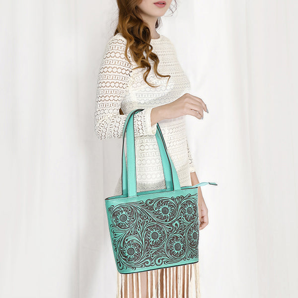 ADBGZ836 Tote Genuine Western Leather Women Bag