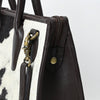 ADBGM428 Hair-On Cowhide Leather Tote Bag with Structured Handles - American Darling