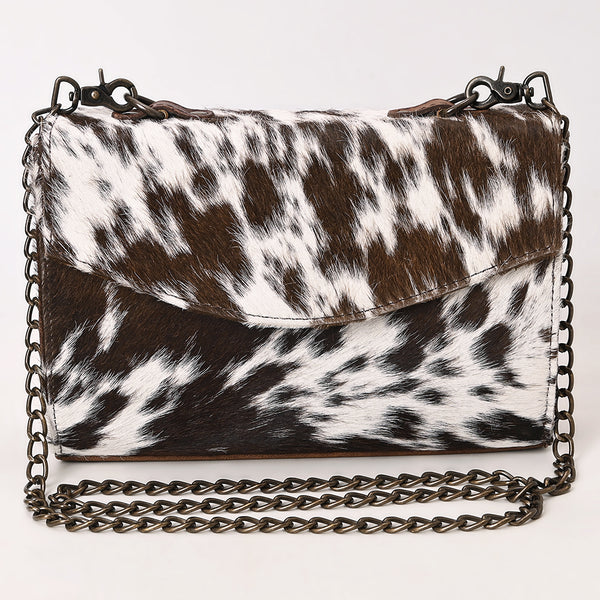 ADBG1489 American Darling Hair-On Cowhide Envelop Bag Genuine Leather Western Crossbody Purse