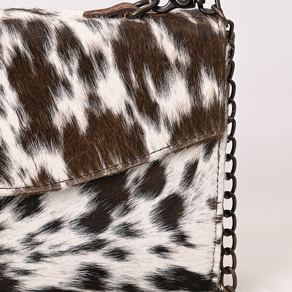 ADBG1489 American Darling Hair-On Cowhide Envelop Bag Genuine Leather Western Crossbody Purse