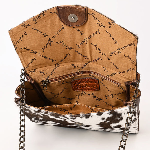 ADBG1489 American Darling Hair-On Cowhide Envelop Bag Genuine Leather Western Crossbody Purse