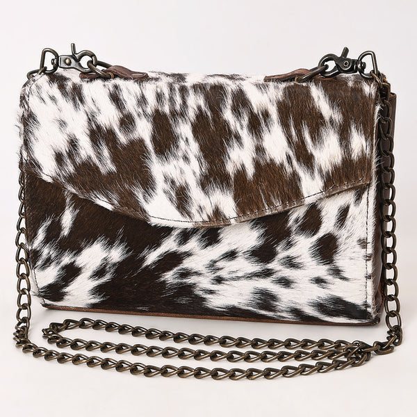 ADBG1489 American Darling Hair-On Cowhide Envelop Bag Genuine Leather Western Crossbody Purse