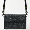 ADBG1491 American Darling Hand-Tooled Leather Small Cross Body Bag Floral Carved Western Purse