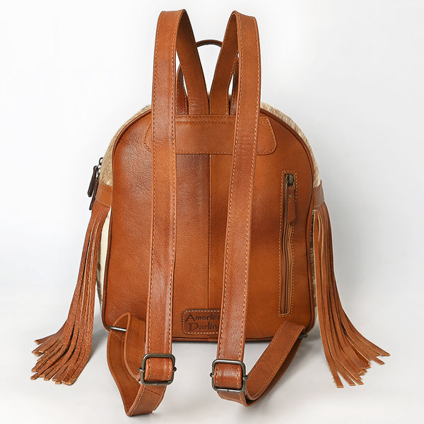 ADBG1495 American Darling Hair-On Cowhide Leather Backpack Bag | Western Saddle Blanket Backpack