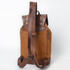 ADBG1498 American Darling Hand-Tooled Leather Backpack Bag | Western Full-Grain Artisan Pack
