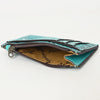 ADBG1506 American Darling Western Leather Card Holder Bag with Hand-Tooled Floral Carved Detail