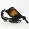 ADBG1514 American Darling Western Leather Sling Bag with Black & White Hair-On Cowhide & Hand-Tooled Accents