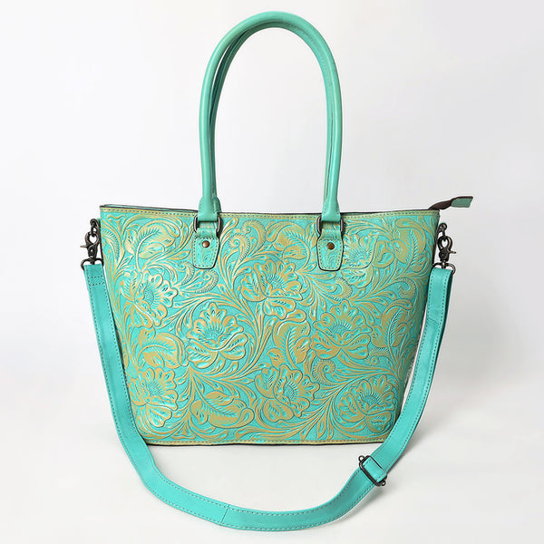 ADBG1519 American Darling Western Genuine Leather Tote Bag with Hand-Tooled Detailing Premium Everyday Carry