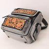 OHG192 Backpack Hand TooledGenuine western Leather women bag