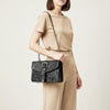 ADBG1535 American Darling Western Leather Small Crossbody Bag with Hand-Tooled Floral Design & Chain Strap