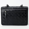 ADBG1535 American Darling Western Leather Small Crossbody Bag with Hand-Tooled Floral Design & Chain Strap