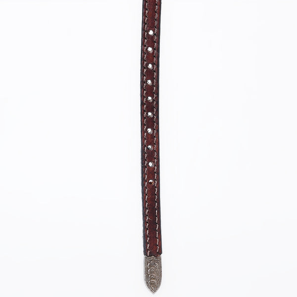 ADHTBR105 Hand tooled Genuine American Leather Hatband Unisex