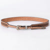 ADHTBR106 Hand tooled Genuine American Leather Hatband Unisex