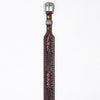 ADHTBR109 Hand tooled Genuine American Leather Hatband Unisex