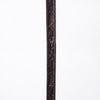 ADHTBR113 Dark Brown Tooled Leather Western Hatband with Floral Design & Silver Buckle Set