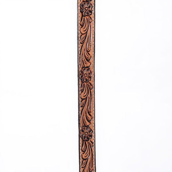 ADHTBR114 Hand tooled Genuine American Leather Hatband Unisex