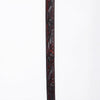 ADHTBR115 Deep Tooled Dark Brown Leather Western Hatband with Silver Buckle & Floral Detail