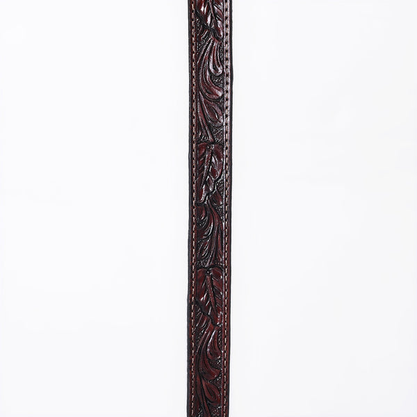 ADHTBR117 Hand tooled Genuine American Leather Hatband Unisex