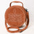 ADBG1549 American Darling Western Genuine Suede Leather Canteen Bag with Stitch Detailing | Handcrafted Round Purse