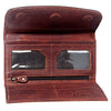 ADBGM102 Western Floral Tooled Leather Wallet - Boho Rodeo Clutch