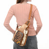 ADBGA608 American Darling Western Hair On Hide & Tooled Leather Sling
