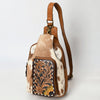 ADBGA608 American Darling Western Hair On Hide & Tooled Leather Sling