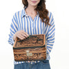 ADBGA611 American Darling Genuine Hand Tooled Leather Jewelry Lock Box