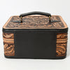 ADBGA611 American Darling Genuine Hand Tooled Leather Jewelry Lock Box