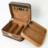 ADBGA611 American Darling Genuine Hand Tooled Leather Jewelry Lock Box