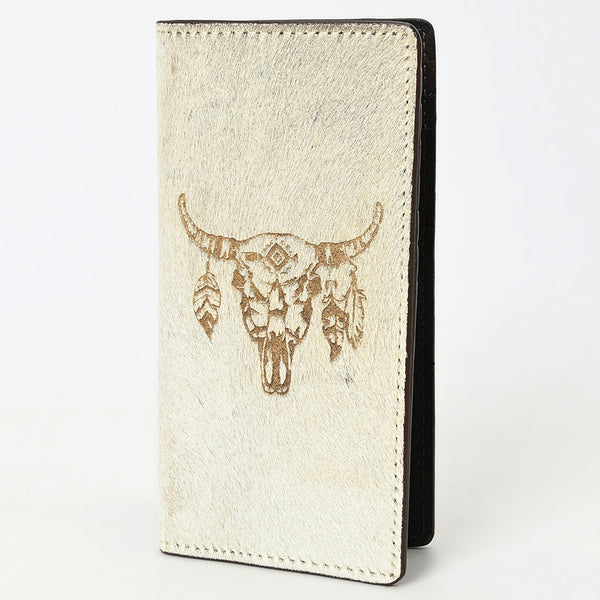 ADBGM461 Hair-On Leather Roper Wallet - Engraved Design by American Darling