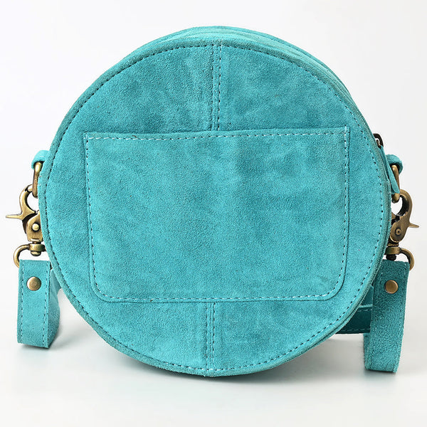 ADBGA620 American Darling Boot Stitched Genuine Suede Leather Canteen Bag