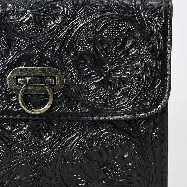 ADBG1560 American Darling Hand-Tooled Genuine Leather Western Small Cross Body Bag