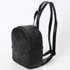 ADBGZ875A Mini Black Leather Backpack | Hand-Tooled Western Bag by American Darling