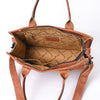 ADBG1577 American Darling Western Genuine Suede Leather Tote Bag with Handcrafted Detailing and Premium Craftsmanship