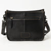 ADBG1579 American Darling Western Genuine Leather Cross Body Bag with Fringes and Crocodile Embossed Detailing