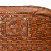 SWL107 Montavio - Leather Basket Weave Clutch