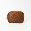 SWL107 Montavio - Leather Basket Weave Clutch