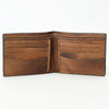 ADBG1592 American Darling Hand-Tooled Leather Wallet Hand Bag with Western Buck Stitching & Floral Detailing