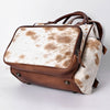 ADBG1597 American Darling Western Leather Backpack Bag with Hair-On Cowhide and Premium Full-Grain Leather