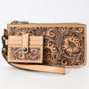 ADBGZ895 Tooled Leather Wristlet & Cardholder Set | American Darling