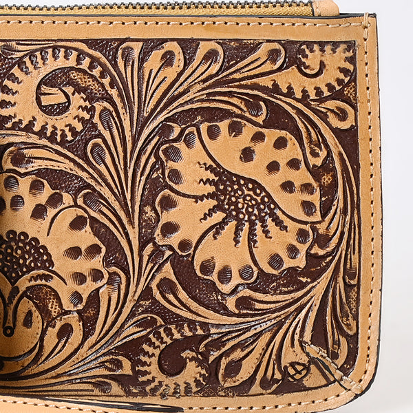 ADBGZ895 Tooled Leather Wristlet & Cardholder Set | American Darling