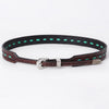 ADHTBR130 Hand tooled Genuine American Leather Hatband Unisex