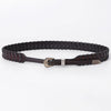 ADHTBR133 Hand tooled Genuine American Leather Hatband Unisex