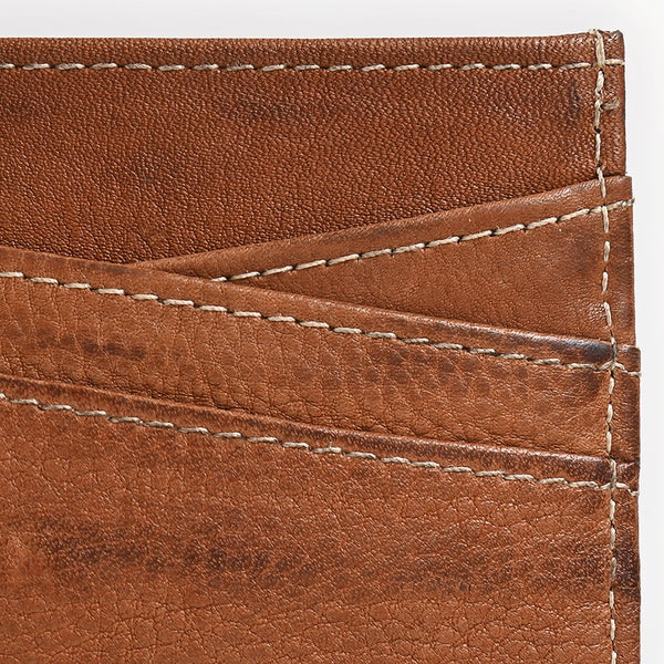 ADCCM102 Slim Leather Card Holder - Minimalist Wallet for Everyday Carry