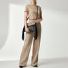 ADBG1606 American Darling Western Genuine Leather Hand-Tooled Crossbody Hand Bag with Fringe Design