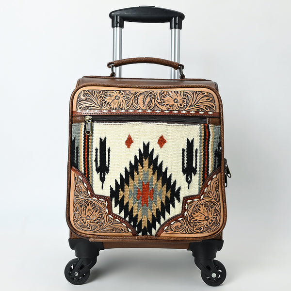 ADBG1613 American Darling Western Leather Travel Case with Hand-Tooled Craftsmanship & Premium Detailing